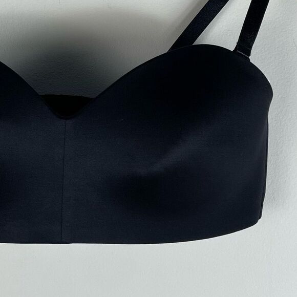 Wacoal 854372 Black Staying Power Strapless Bra Convertible Wire Free Sz 34D NEW - Picture 5 of 16